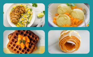 Mango Meals, food items made from mango, how to eat a mango with your hands, mango recipes,